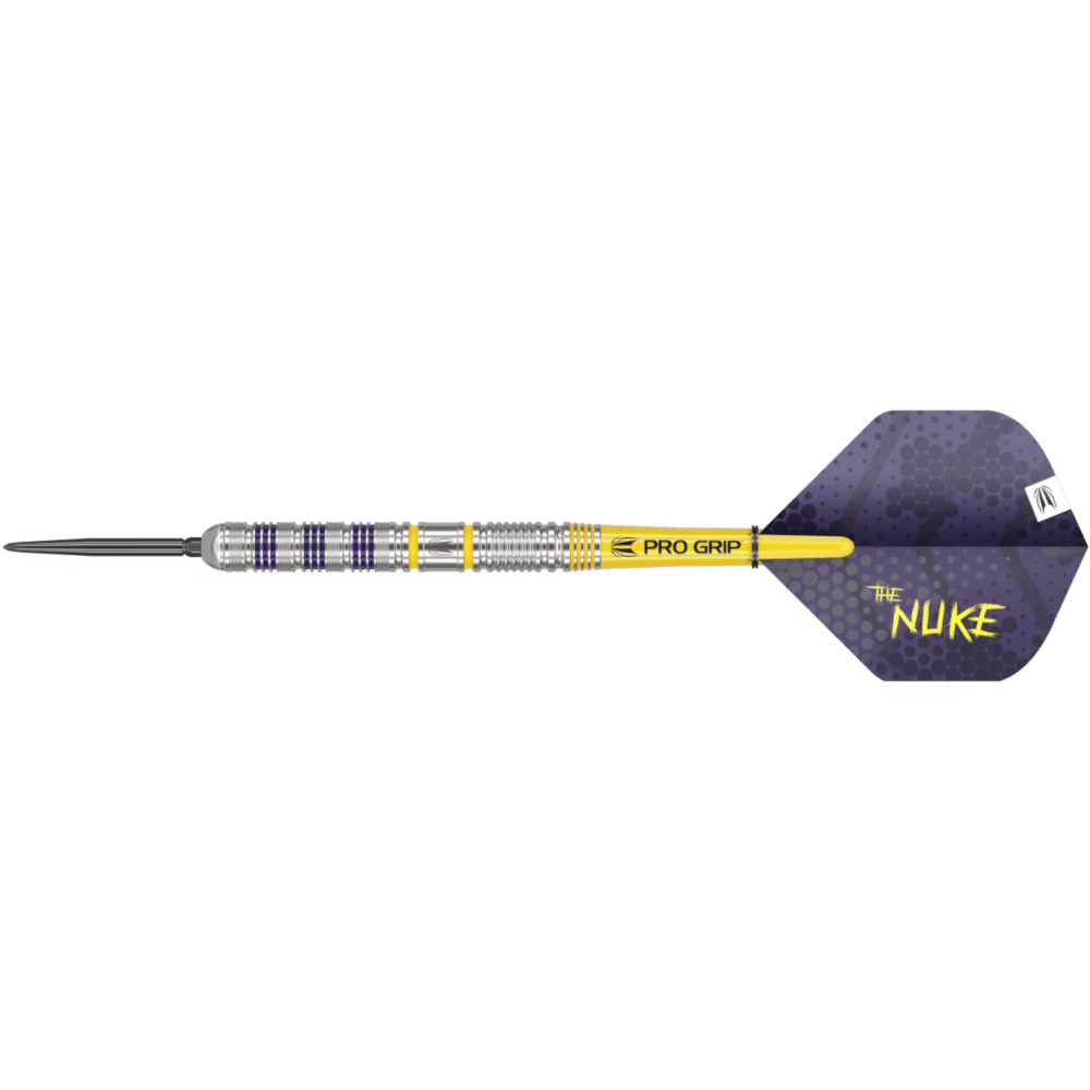 Target Luke Littler Loadout Swiss Point Steeldart 90% - Seitenansicht