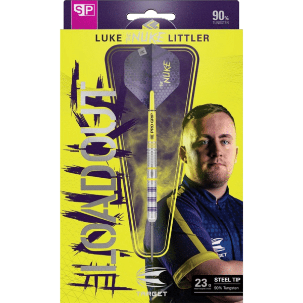 Target Luke Littler Loadout Swiss Point Steeldart 90% - Package