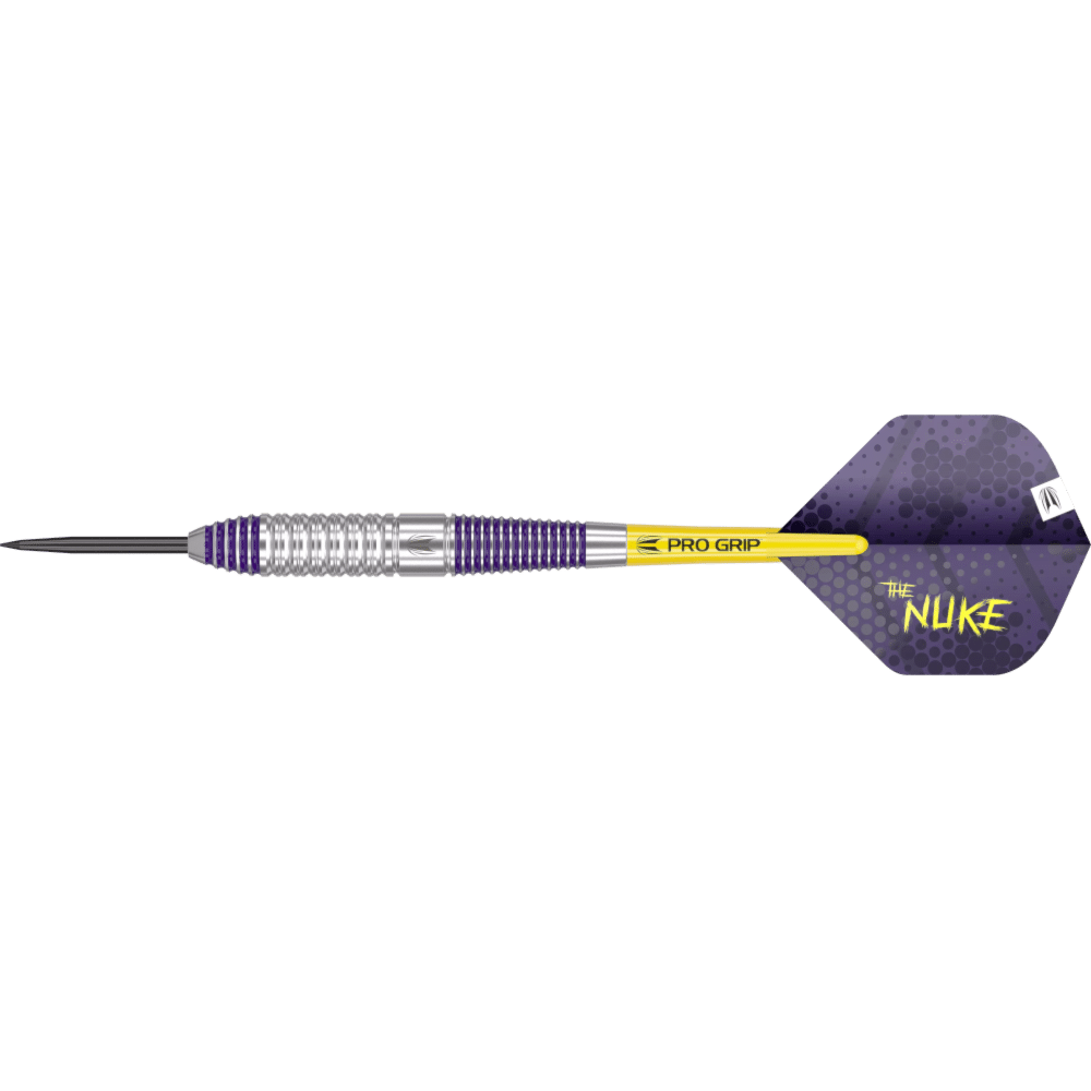 Target Luke Littler Steeldart Brass - Seitenansicht
