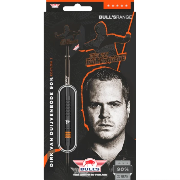 Bull's NL Dirk van Duijvenbode E2 Steeldart 90% (Verpackung)
