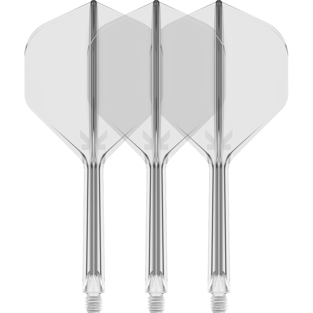 Target K-Flex Flight Shaft System - Schaft System mit integrierten Flights - Transparent Short No 2