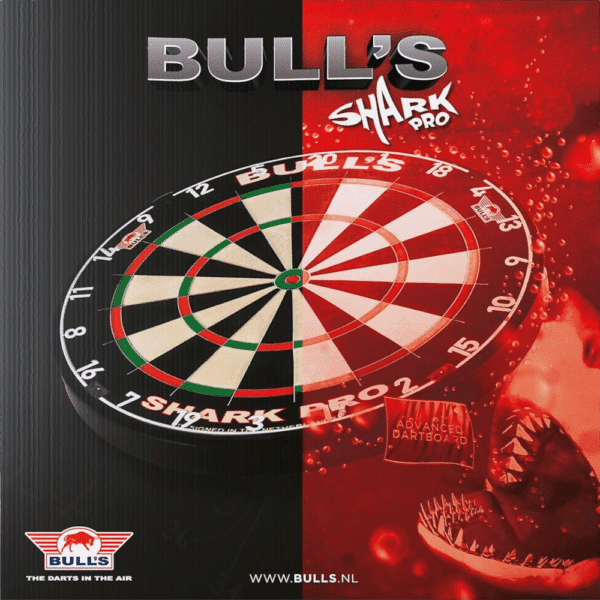 Bull's NL Shark Pro Dartboard - Package
