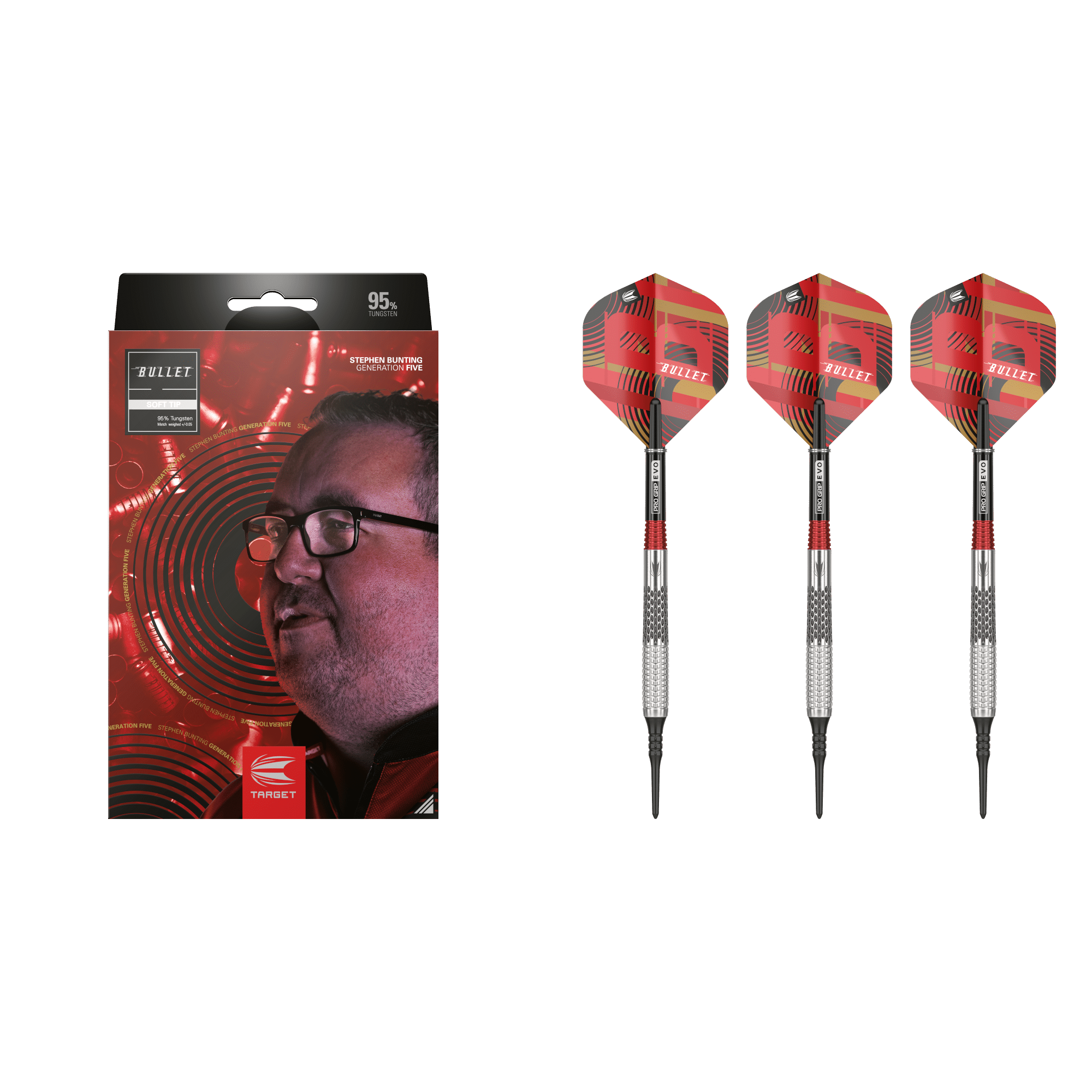 Target Stephen Bunting G5 Softdart 95% - What's in the Box