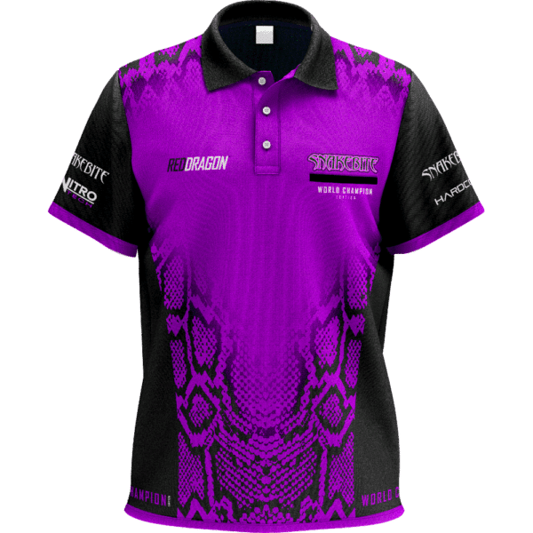Red Dragon Peter Wright Snakebite World Champion Dart Shirt