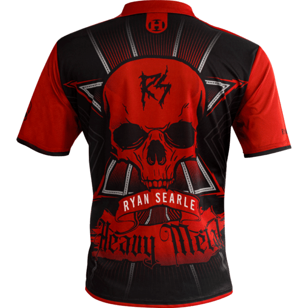 Harrows Ryan Searle Shirt | Heavy Metal. Rear
