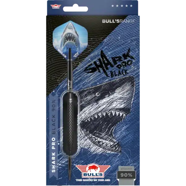 Bull's NL Shark Pro Black Steeldart 90% (Verpackung)