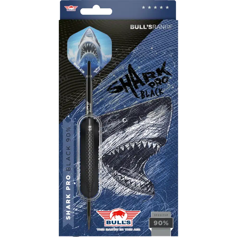 Bull's NL Shark Pro Black Steeldart 90% (Verpackung)