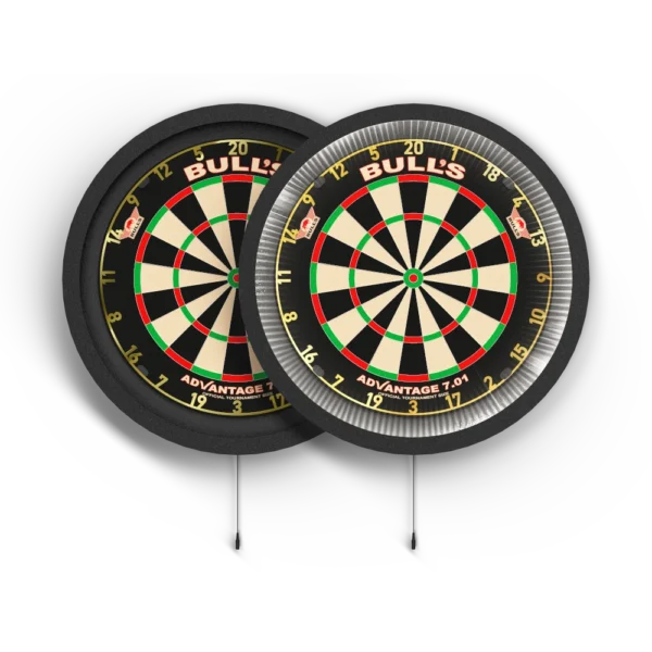 Bull's NL Lumo 2 | Dartboardlicht und Surround. Licht an und aus.