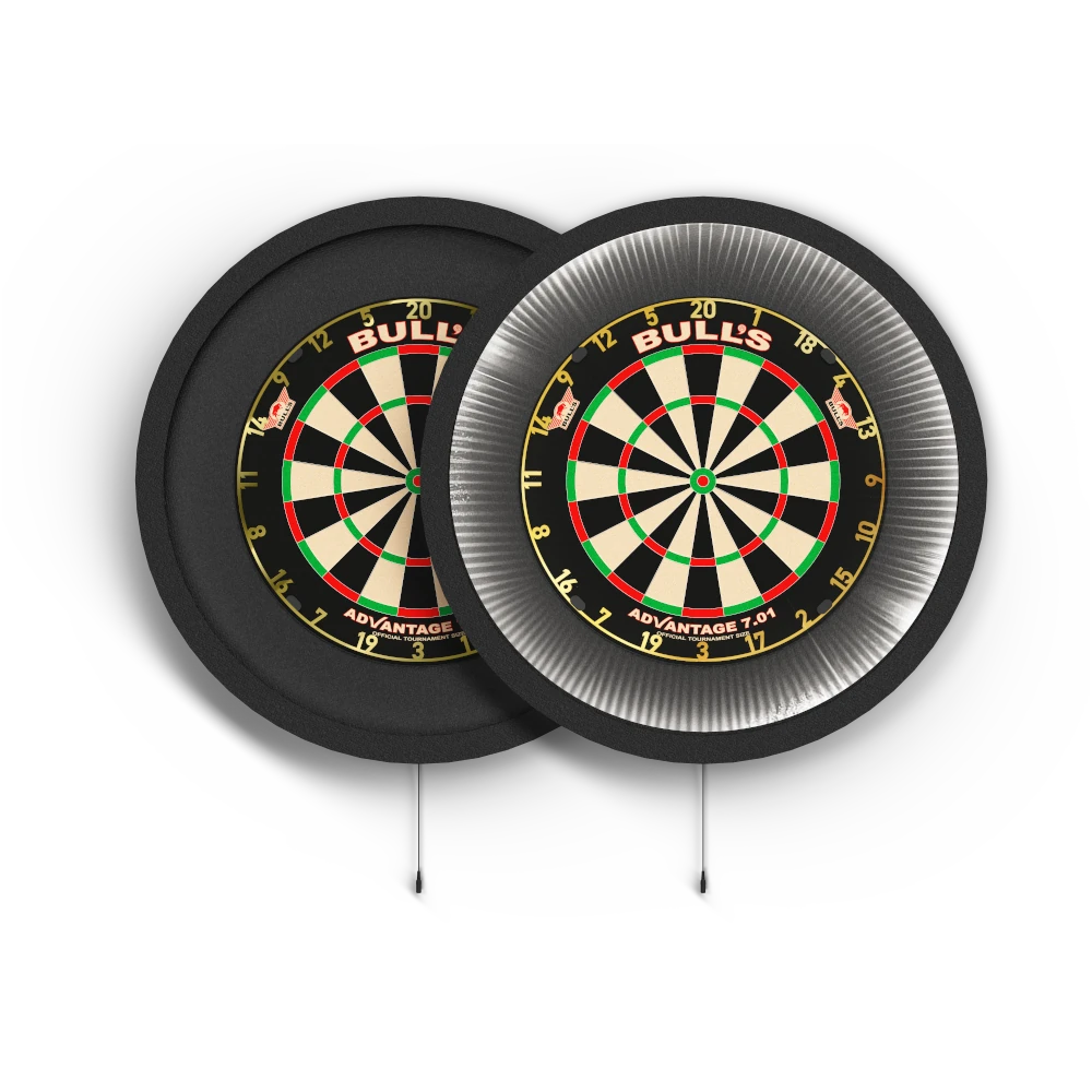 Bull's NL Lumo XL | Dartboardlicht und Surround. Licht an und aus.