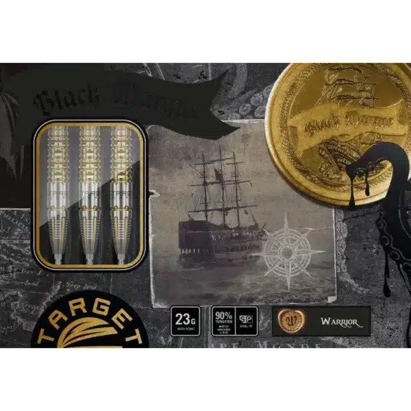 Target Black Marque Warrior Steeldart | Packung