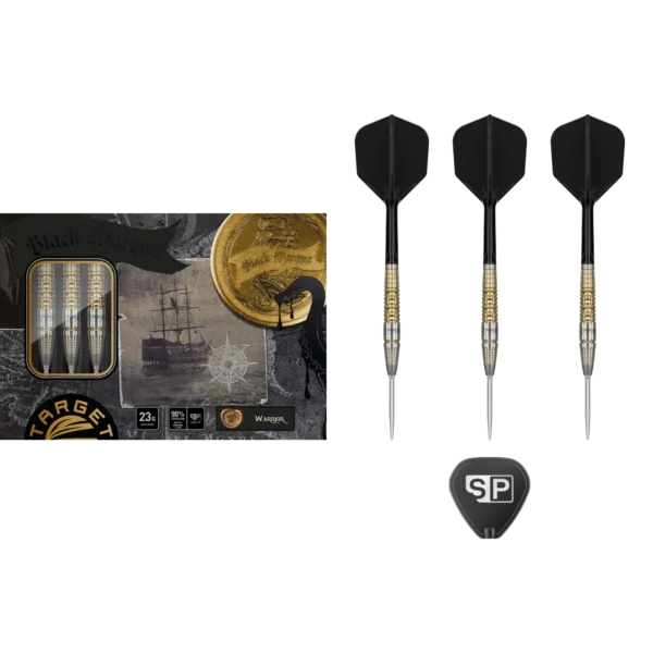 Target Black Marque Warrior G4 Steeldart | Was ist drin