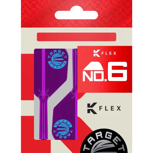 Target Japan K-Flex Purple Limited Small Standard No.6 Flight Shaft System (Verpackung)