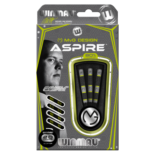 Winmau Michael van Gerwen MVG Dart - Aspire - Steel - Pack