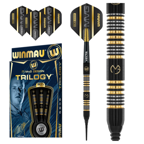Winmau Michael van Gerwen Trilogy - Steel - MVG - WITB