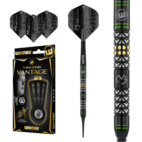 Winmau Michael van Gerwen Advantage - Soft - MVG - Seitenansicht