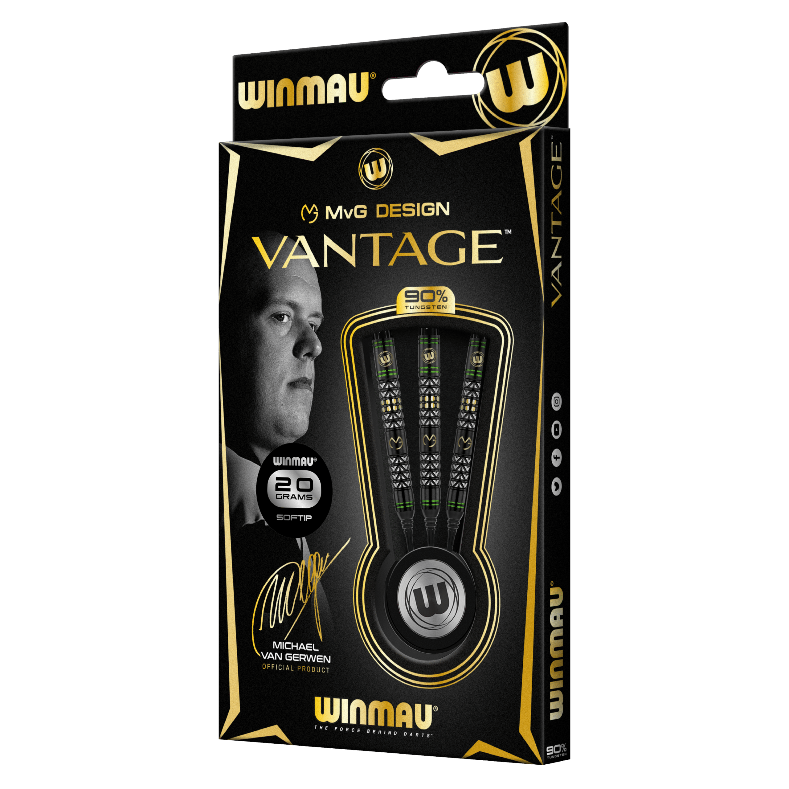 Winmau Michael van Gerwen Advantage - Steel - MVG - Pack